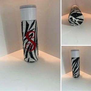 ANIMAL PRINT BLUETOOTH BLINGED TUMBLER